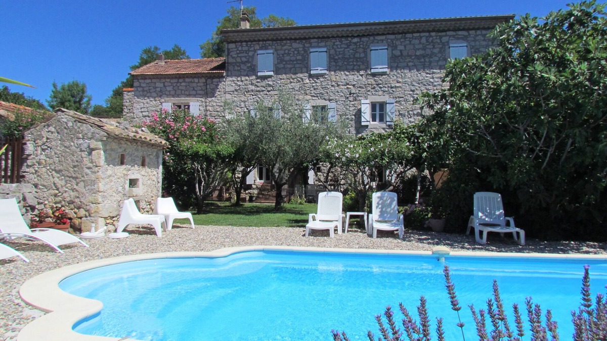 Lussas House | Character house for 12 people, PRIVATE POOL