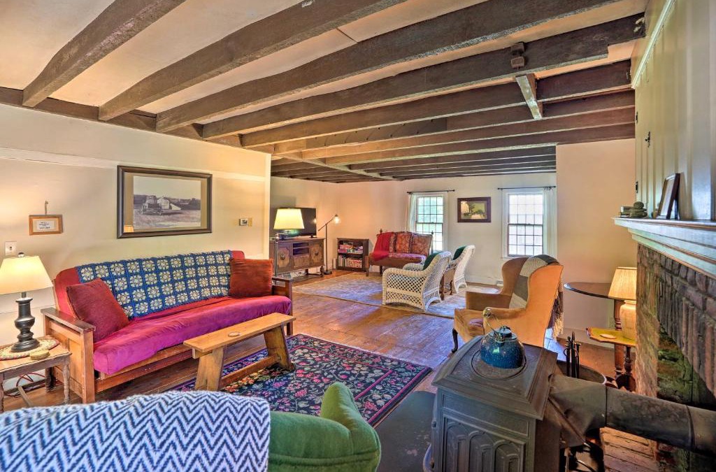 Hawley House | Charlemont Retreat on Chickley River with EV Charger