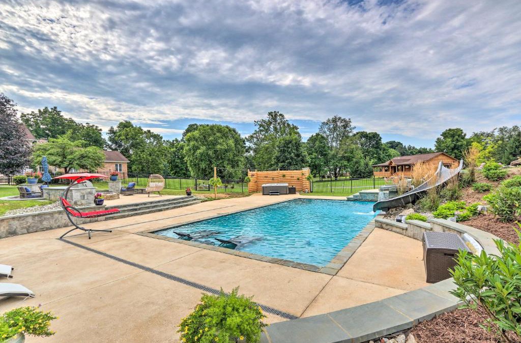 Charles Town House | Charles Town Home with Private Pool and Hot Tub