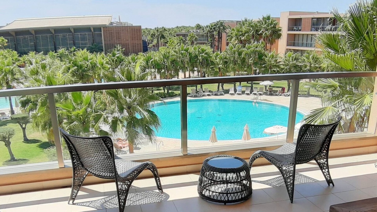 Salgados Apartment | Charm Apart, Fantastic view over Pool & Garden, Full Air-Con, Uk TV & FREE Wifi!