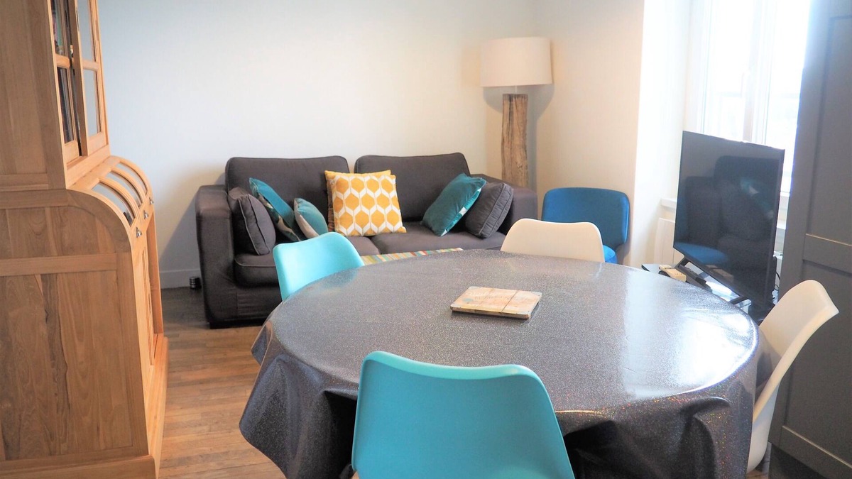 Courtoisville-Sillon-Moka Apartment | Charm, comfort. 3P 150 m from the sea, in a privileged neighborhood.