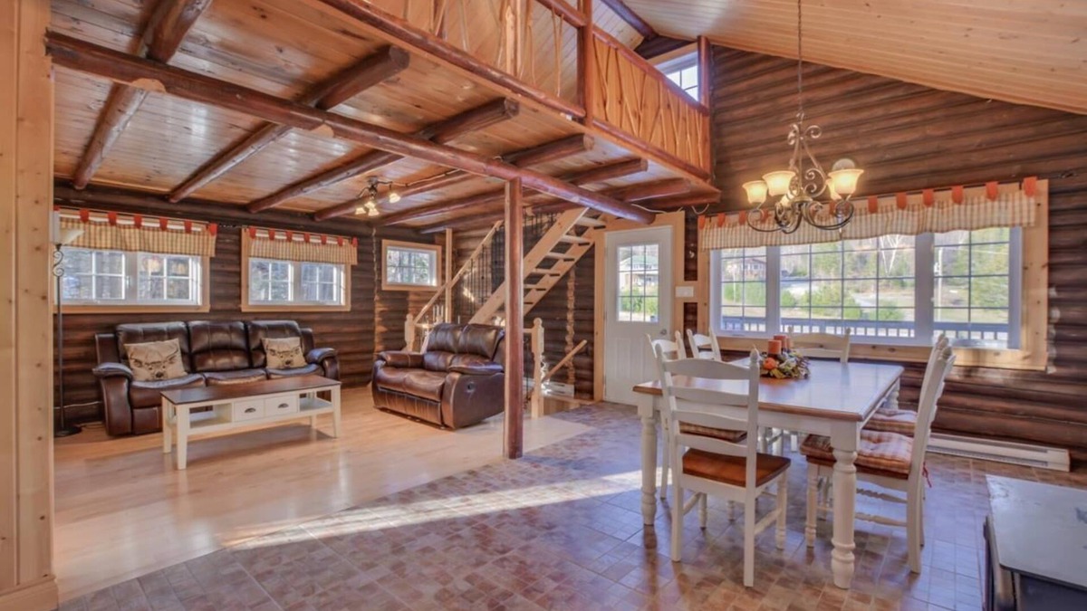 Saint Donat Cabin | Charmant chalet en bois rond