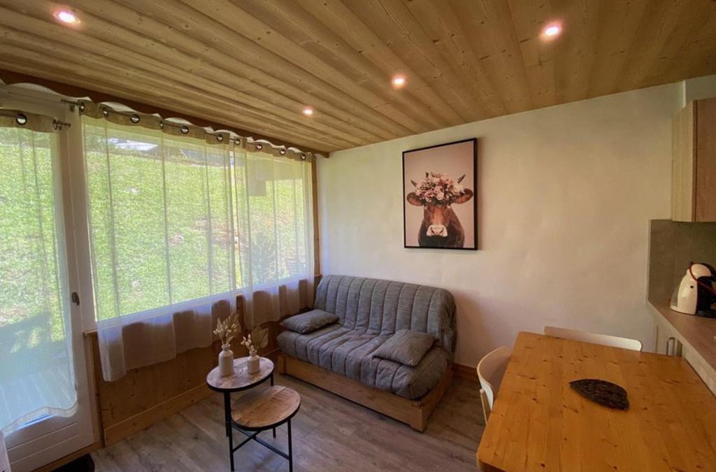 Cohennoz Apartment | Charmant appart 4 pers. avec chambre indép., terrasse, Wi-Fi, parking, skis, proche Crest-Voland - FR-1-733-110