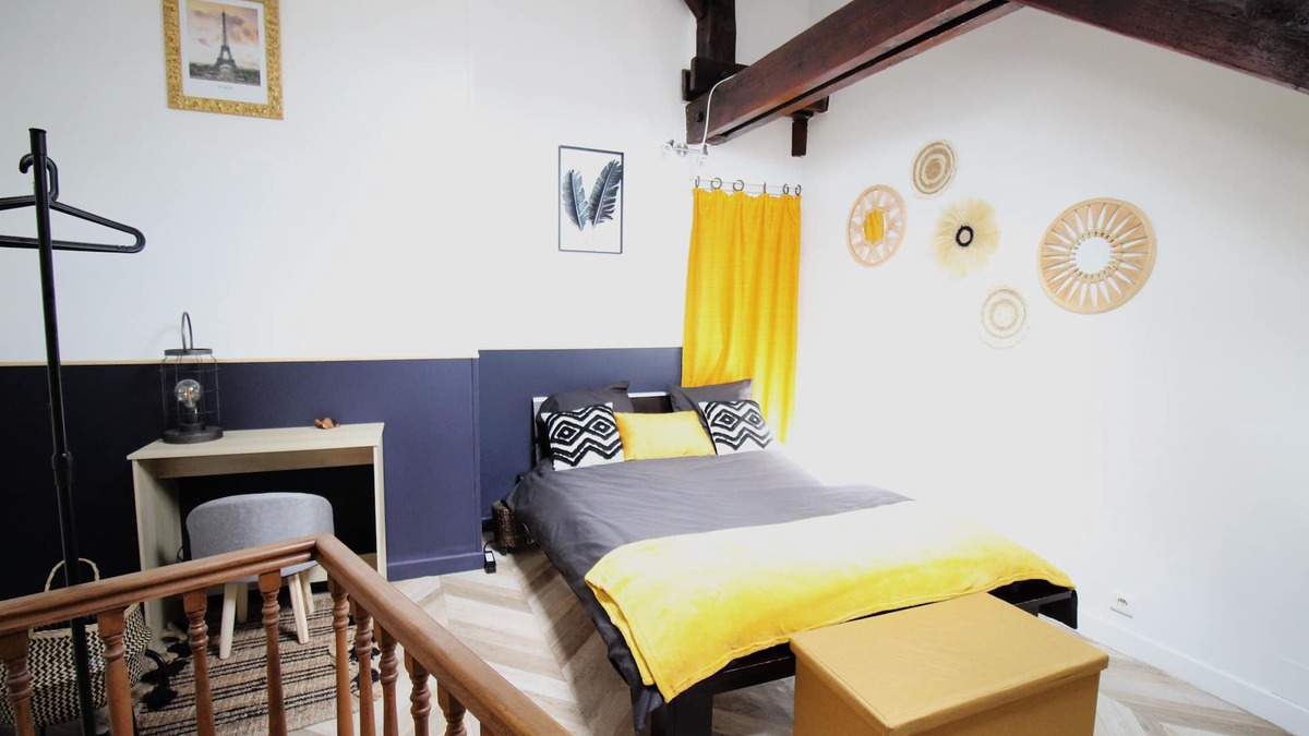 Groslay Apartment | Charmant Duplex à 15min de Paris ! Lumineux - Calme - Coworking - Centre Ville