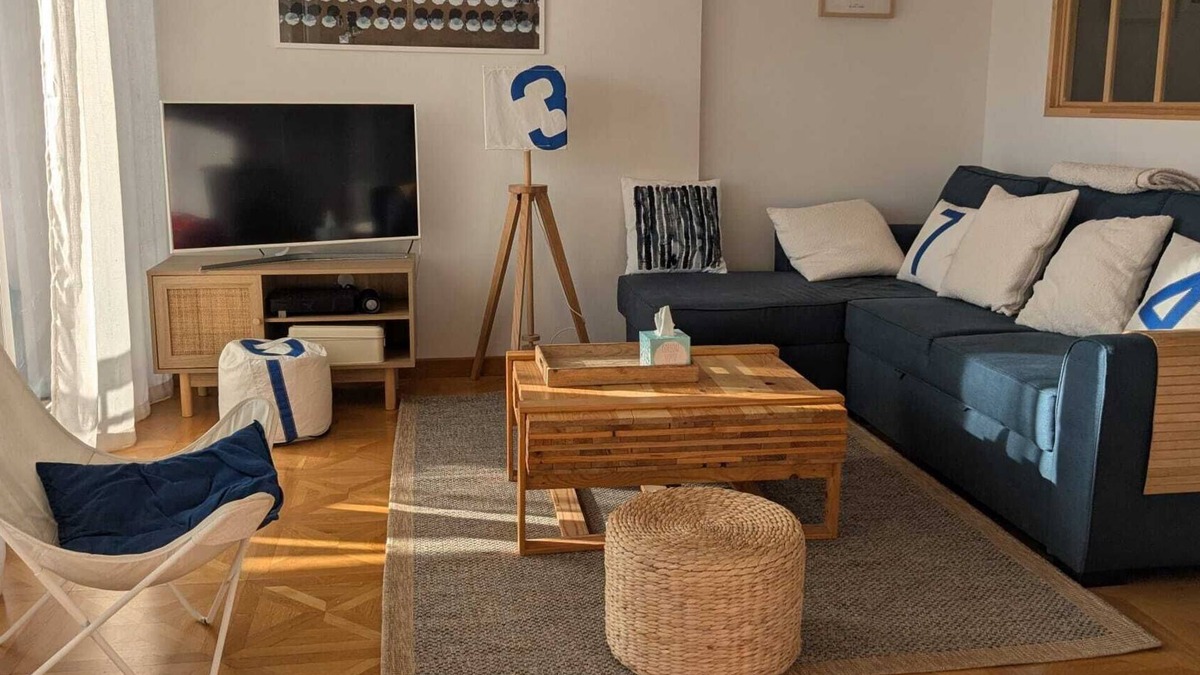 Erquy Apartment | Charmant T3 Résidentiel à 50 m de la Plage, du Port, du Centre et des Commerces