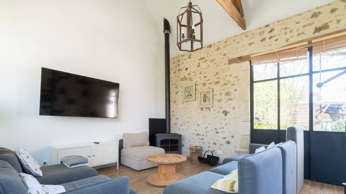 Thilouze House | 🌟Charmante maison - Calme - 7/11 pers - Jacuzzi - Espace jeux extérieur🌟
