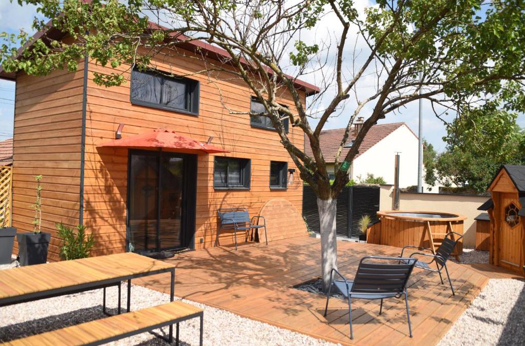 Manoncourt-en-Vermois House | Charmante tiny house avec baie extérieure et kota grill à Manoncourt-en-Vermois - FR-1-584-374
