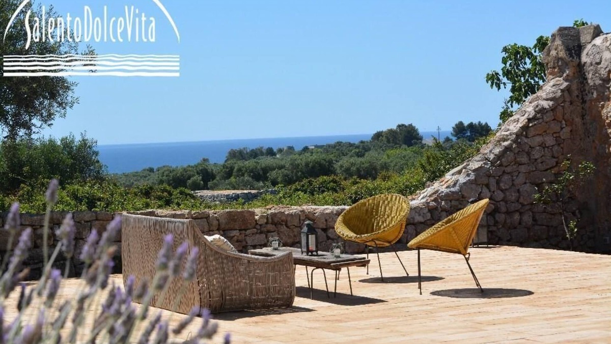 Marina San Gregorio Villa | Charming small masseria with pool near the sea