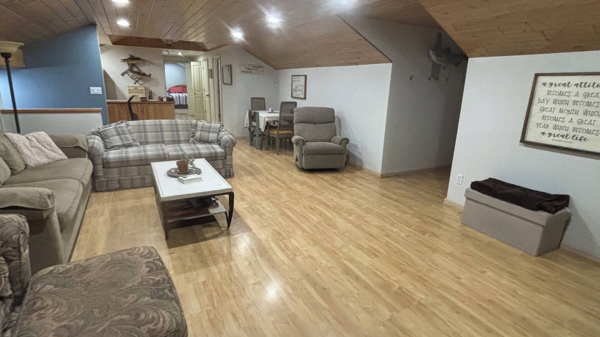 Mullett Lake House | Charming 2-bedroom 1-full bath upstairs house less than 1/2 mile to Mullett Lake