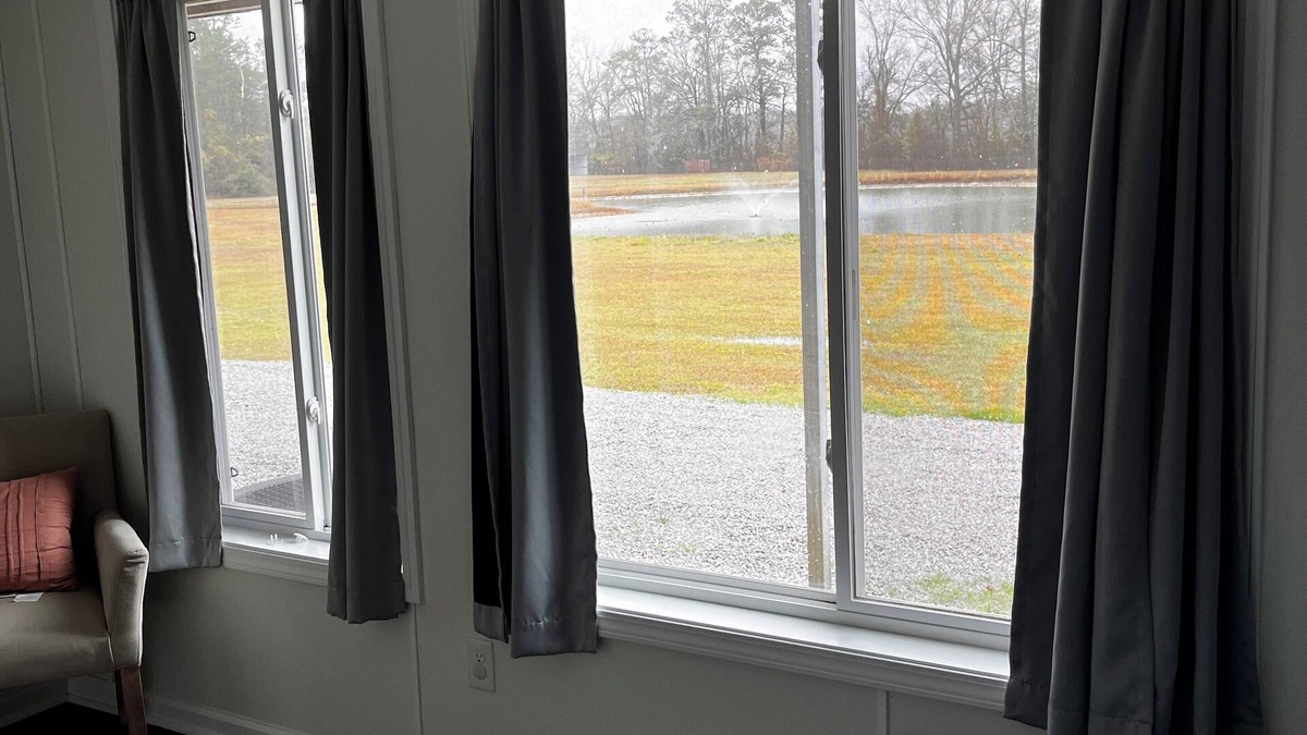 Lydia Apartment | Charming 2-bedroom apartment MINUTES from Darlington Raceway with pond views