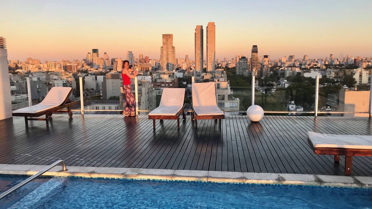 Colegiales Apartment | Charming 2-bedroom apartment w/balcony, view, rooftop pool, WiFi in Buenos Aires