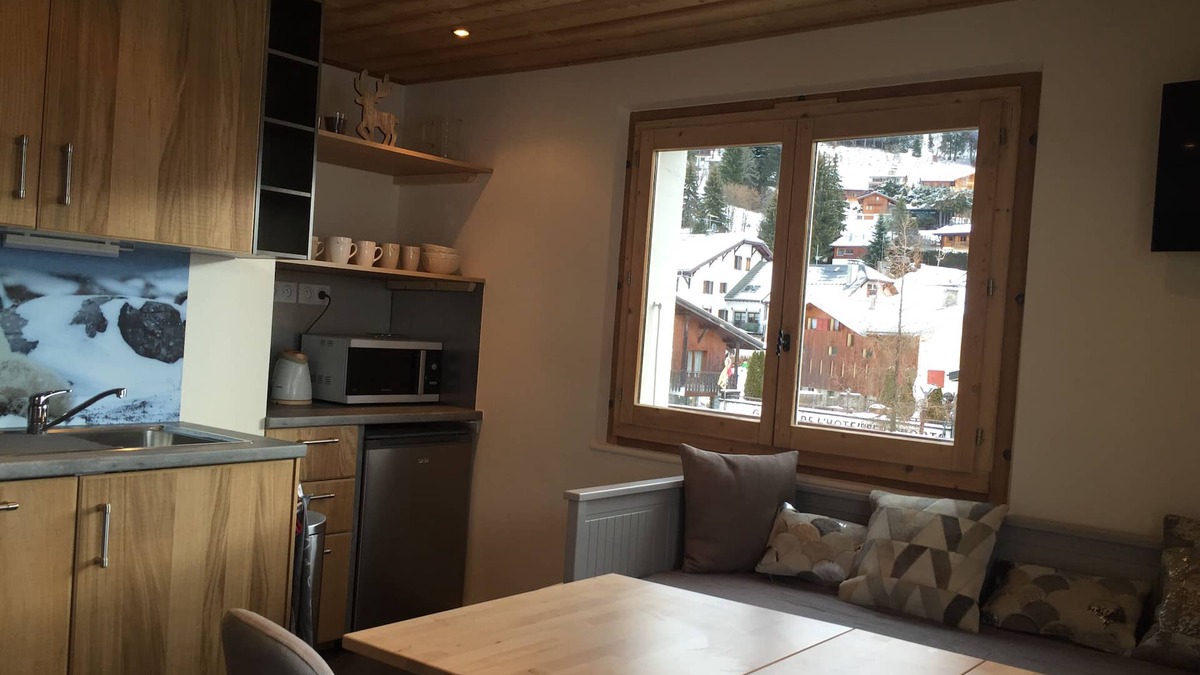 Les Gets Apartment | Charming 2 rooms fully renovated in the village center des Gets