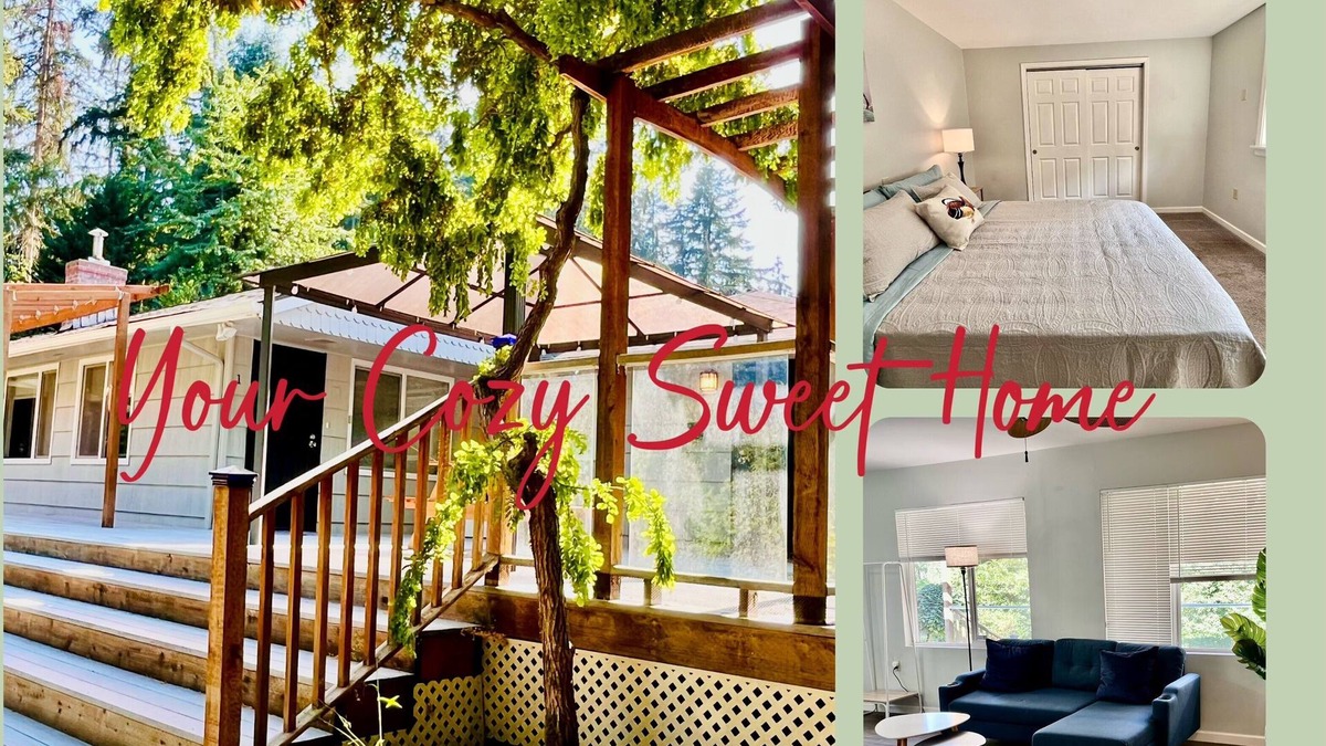 Bothell House | Charming 2BR w/Garden Retreat & 2 Free Parking