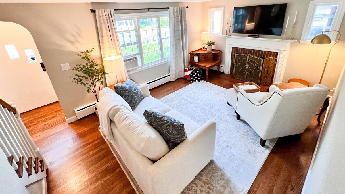 Terryville House | Charming 3BR Hilltop House, Newly Remodeled with Arcade