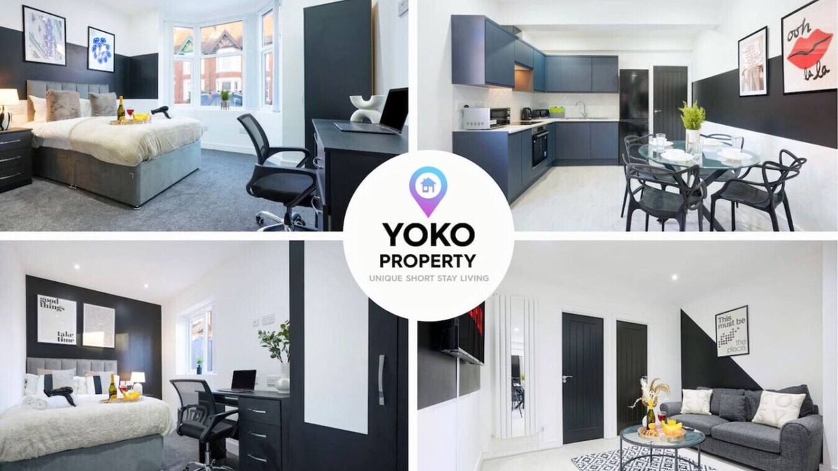 Coventry Apartment | Charming 4 Bedroom 4 Bathroom Flat w/Free Parking
