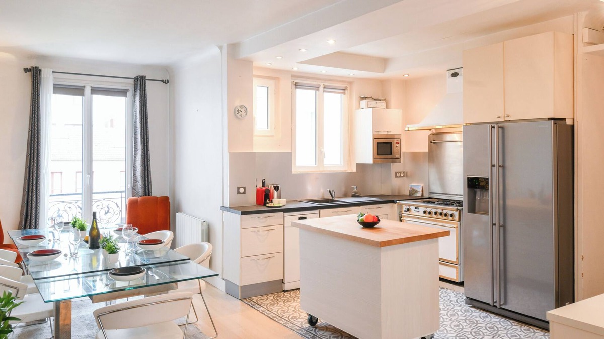 Gare Apartment | Charming 90m² François Mitterrand Library, 6 pers, 13th ard
