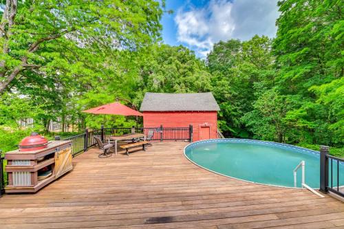 North Ballston Spa House | Charming Ballston Spa Home with Sauna and Private Pool