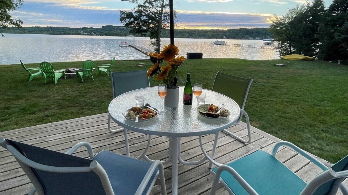 Lake Leelanau House | Charming beach house on Lake Leelanau. Includes kayaks and a fireplace.