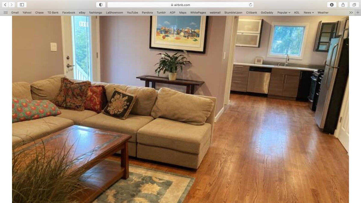 Long Beach House | Charming canal-front apartment with dock & kayak, walk to restaurants and beach