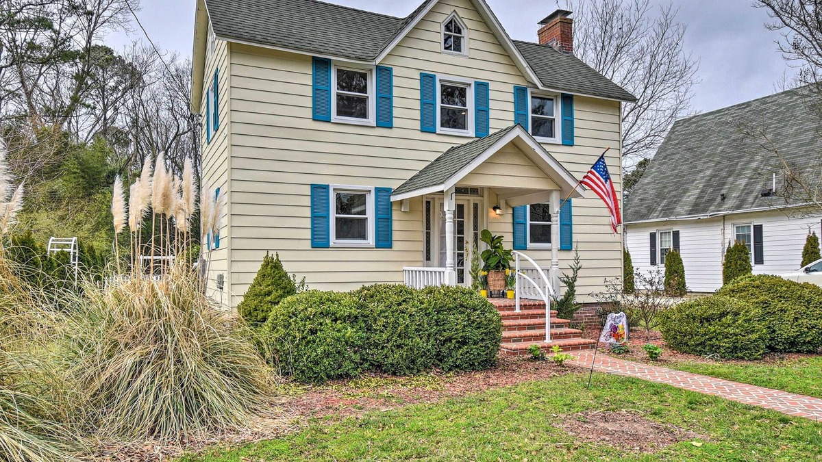 Cheriton House | Charming Cape Charles Vacation Rental Home!