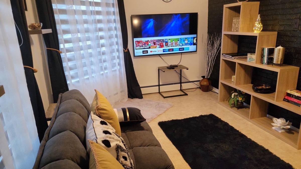 Edmundston Apartment | Charming&comfy apt, close to hwy, wifi, netflix