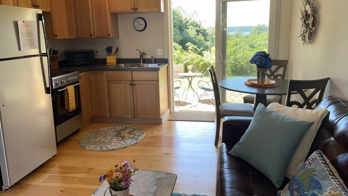 Orrs Island Condo | Charming Coveside Condo, Unit #3, "Amidst the Lilacs and Butterflies"