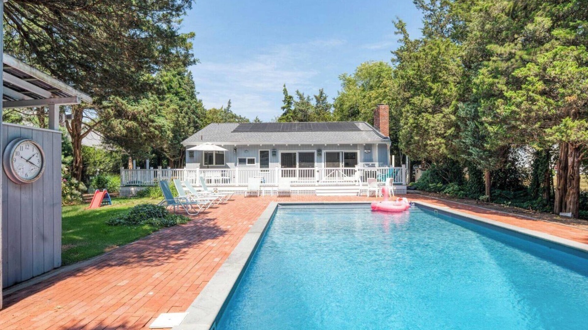 Clearwater Beach House | Charming East Hampton Home, Private Heated Pool, Perfect for Families