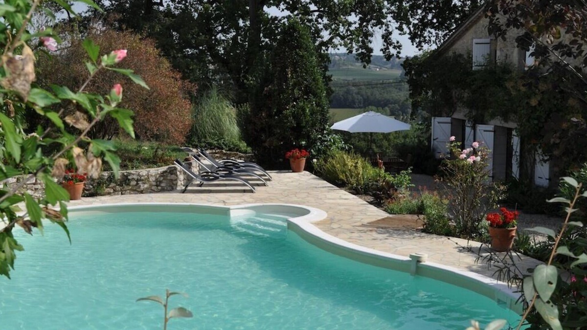 Dieulivol House | Charming farmhouse, private pool, set by orchard, lovely views over the valley.
