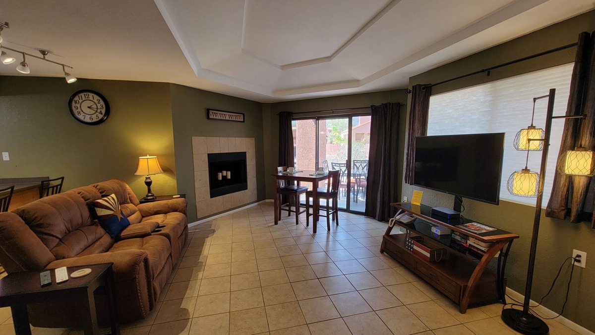 Tucson Condo | Charming First Floor with Mountain Views and across from Community Amenities