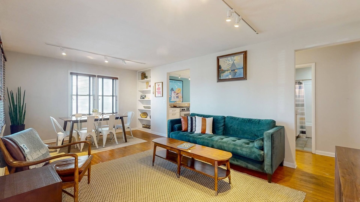 Douglas House | Charming getaway with fenced yard, sunroom, washer/dryer, central AC