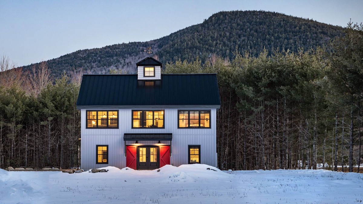 Tamworth House | Charming Gray Barn Getaway - Game Room, Fireplace, Year-Round Fun!