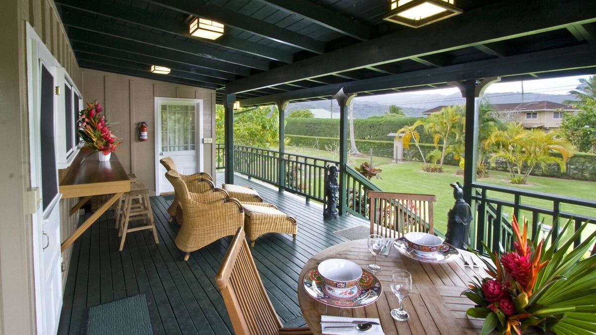 Hanalei Cottage | Charming Hanalei Bungalow A/C Walk to Town and Hanalei Bay Beach! TVNC-5096