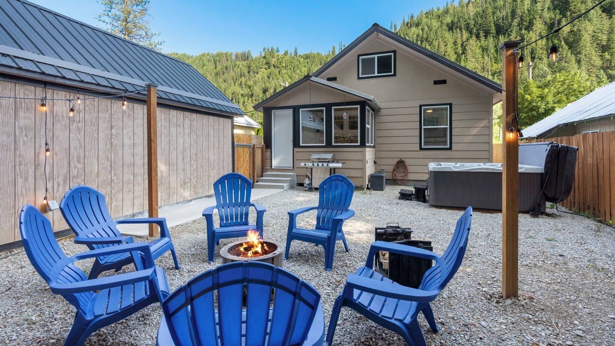 Wallace House | Charming Home Close to Downtown with Hot Tub and Mountain Views