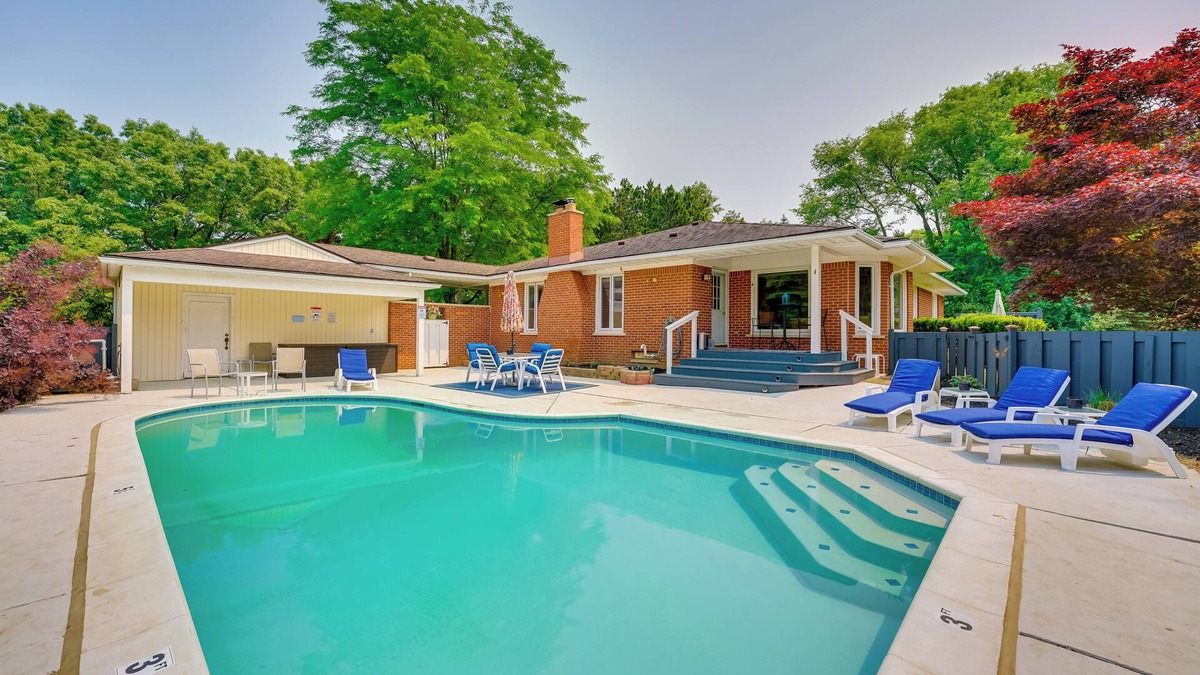 Whittaker House | Charming Home w/Pool + Deck ~ 9 Mi to UMich!