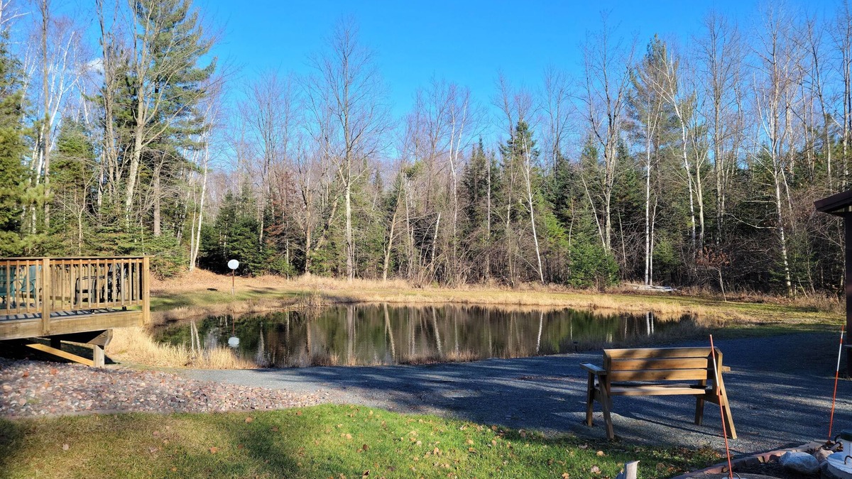 Medford House | Charming house on wooded acreage 1/4 mi from Sackett Lk in Medford with WiFi, AC