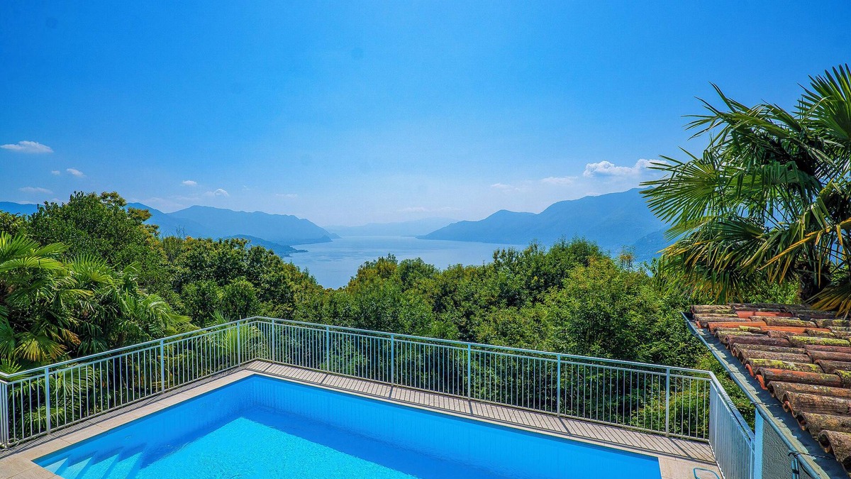 Agra House | Charming house with 6 rooms, panoramic views over Lake Maggiore and pool - tranquillity meets views