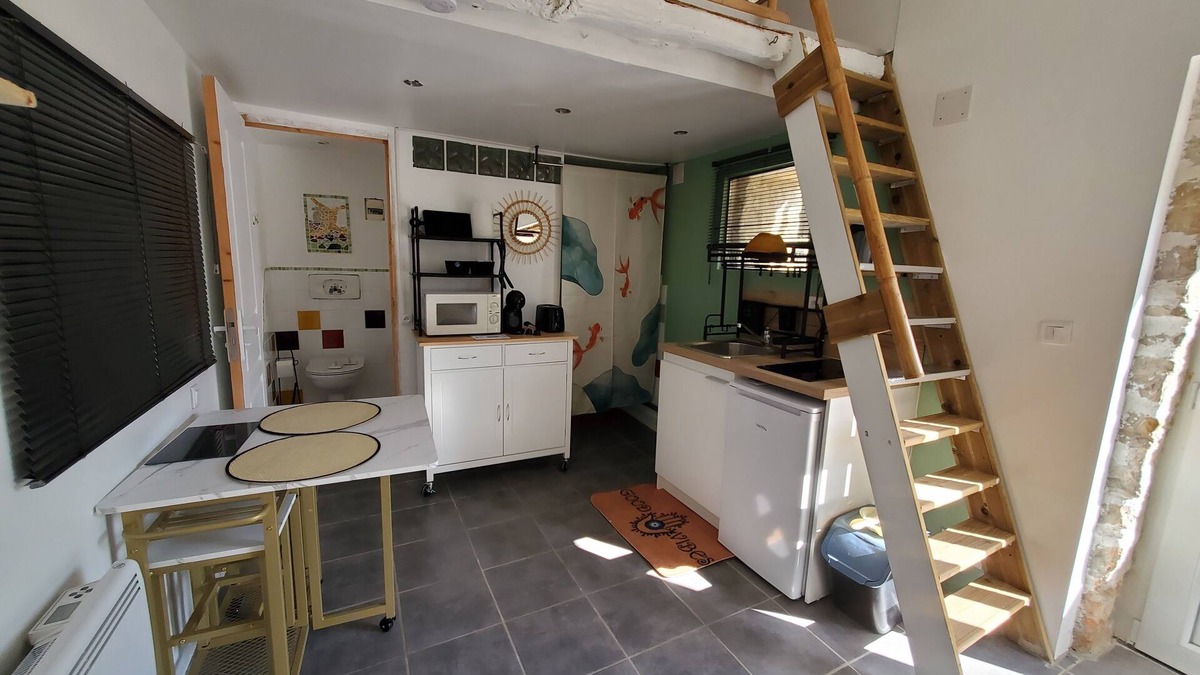 Labastide-Marnhac Apartment | Charming independent studio in the heart of Quercy Blanc
