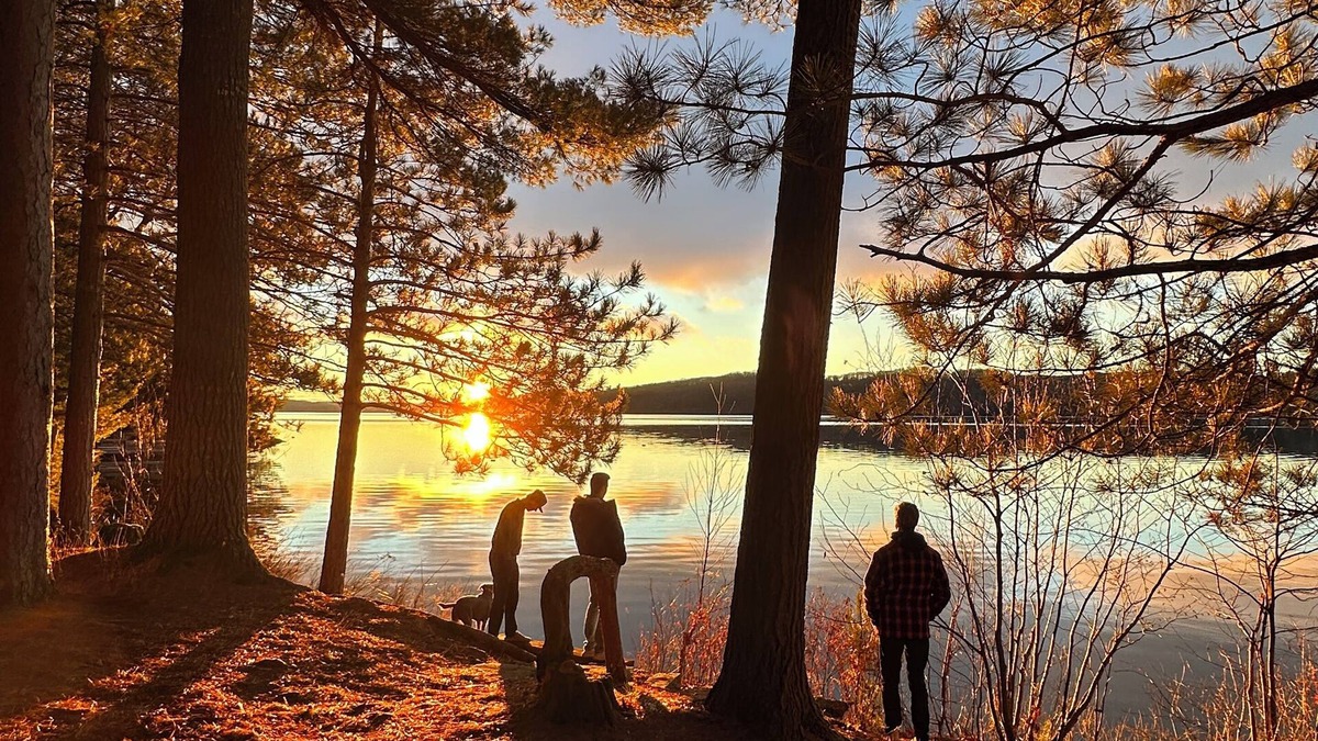 Dwight Cottage | Charming lakefront cottage with private dock, stunning sunsets & cozy wood stove