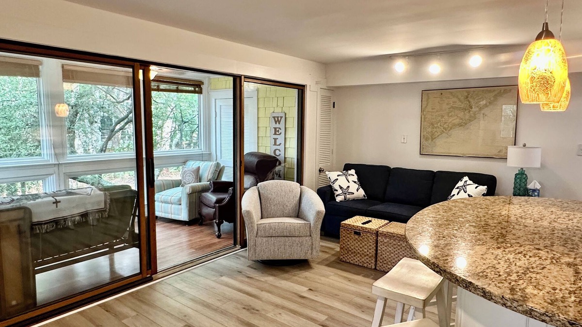 West Beach Village Villa | Charming lower level 1-bedroom Seascape villa just steps from the beach!