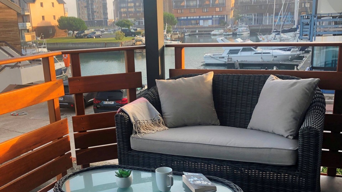 Deauville Apartment | Charming marina with all comforts, view of the boats