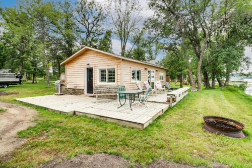 New York Mills House | Charming Minnesota Cabin with Dock on Big Pine Lake!