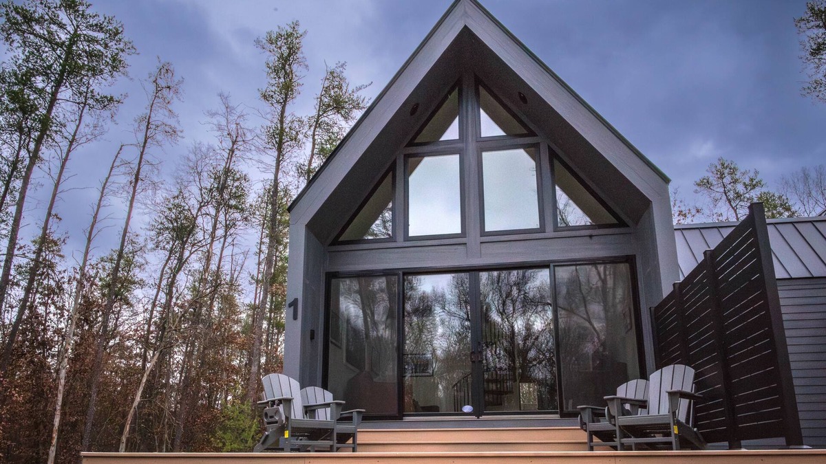 Wellston Ski Chalet | Charming New Modern Chalet in the Woods - near fishing,skiing,trails-Cabin 2