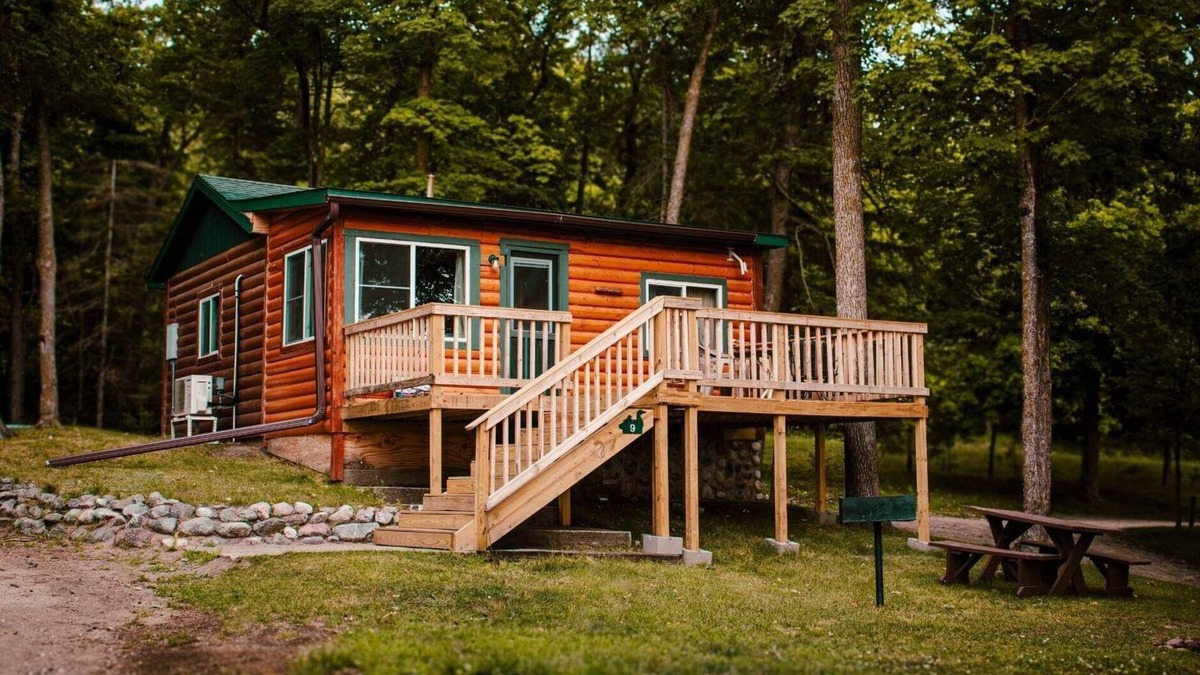 Puposky Cabin | Charming Northwoods Cabin - Large Deck & Scenic Views