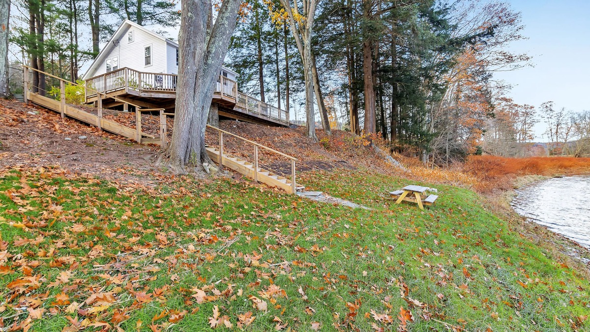 Equinunk House | Charming & Private Delaware Riverfront Home near Callicoon NY