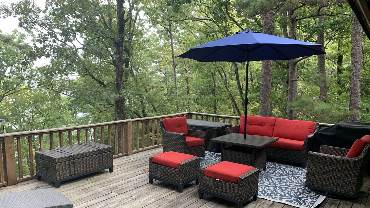 Bee Branch House | Charming, quiet lake front home with two decks, fire pit, and amazing views