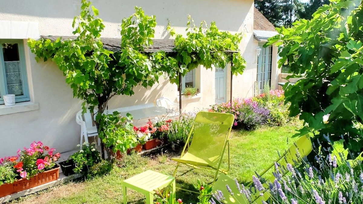 Mazieres-de-Touraine Cottage | Charming Rustic Cottage: Private Garden, Pet-Friendly, Near Loire Castles, WiFi, A/C, Wood Stove