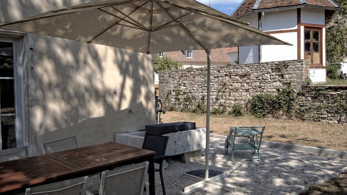 Montagney Cottage | Charming renovated cottage with terrace and parking in Montagney