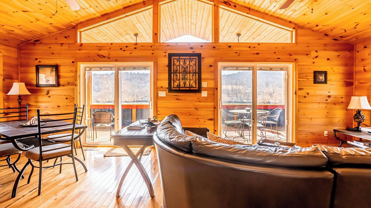 Draper House | Charming riverside with stunning views, cozy interiors, full amenities, and spacious decks.