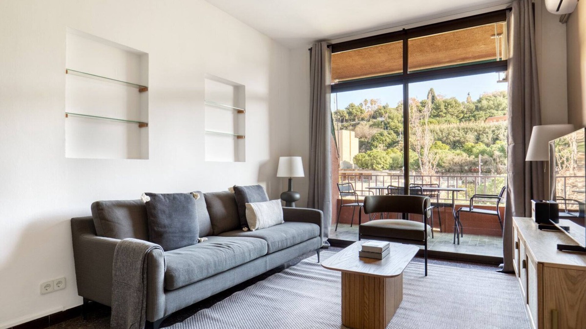 La Font de la Guatlla Apartment | Charming Sants-Montjuic 2BR w/Balcony, by Blueground