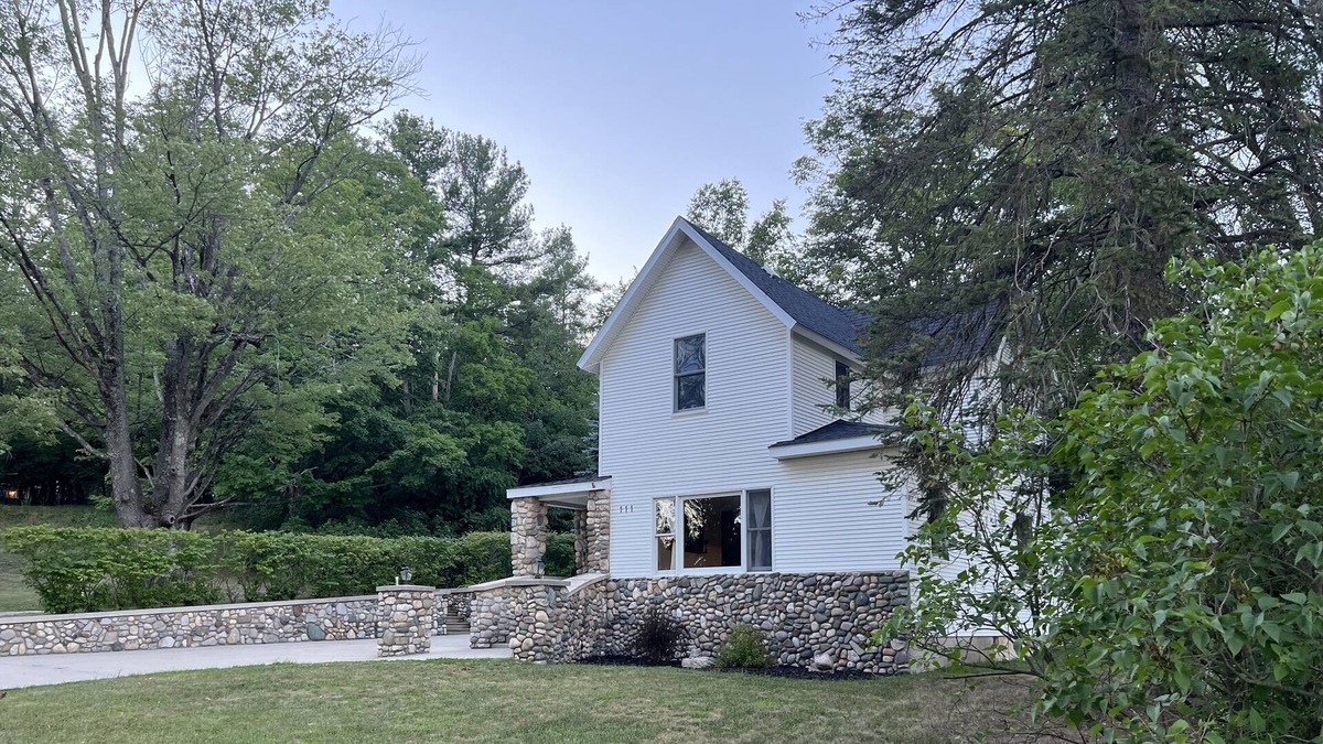 Bellaire Cottage | Charming Stone Cottage in Downtown Bellaire